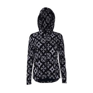Black Jacquard Devon Hoodie Tonia Debellis